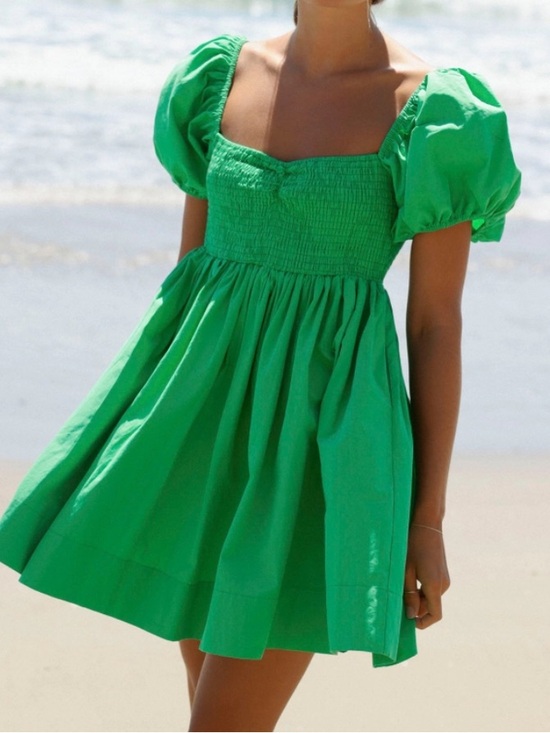 Altar'd State Dresses & Skirts - Altar’d State Kelly Green tie back dress size large